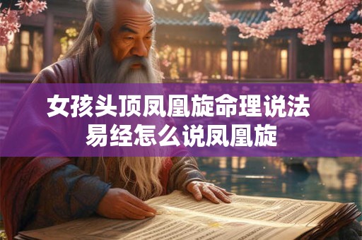 女孩头顶凤凰旋命理说法 易经怎么说凤凰旋