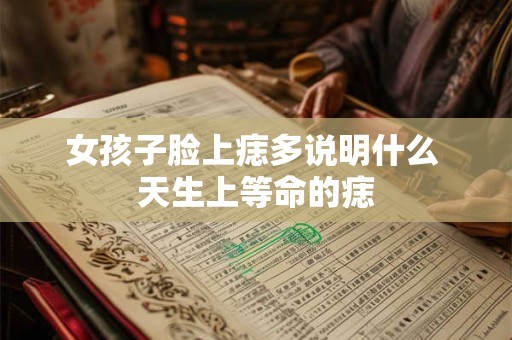 详细阅读:女孩子脸上痣多说明什么 天生上等命的痣 女孩子脸上痣多说明什么 天生上等命的痣