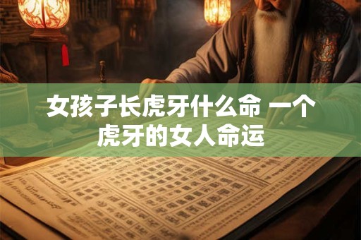 女孩子长虎牙什么命 一个虎牙的女人命运