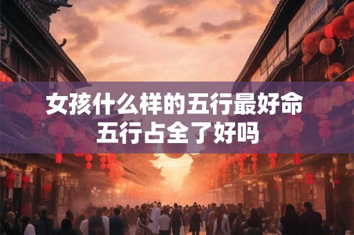 女孩什么样的五行最好命 五行占全了好吗