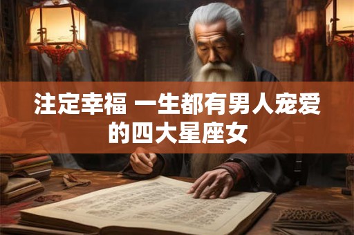 注定幸福 一生都有男人宠爱的四大星座女
