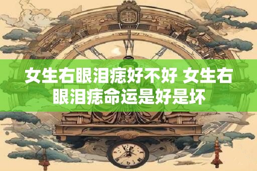 女生右眼泪痣好不好 女生右眼泪痣命运是好是坏