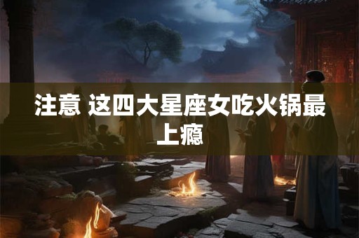 注意 这四大星座女吃火锅最上瘾