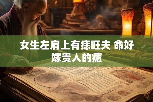 女生左肩上有痣旺夫 命好嫁贵人的痣
