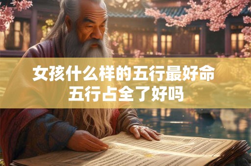 女孩什么样的五行最好命 五行占全了好吗