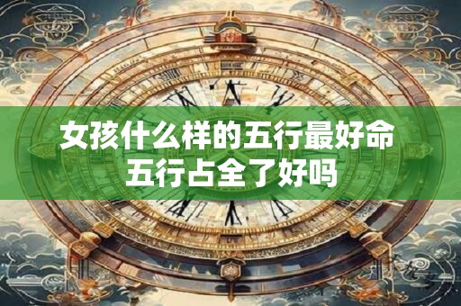 女孩什么样的五行最好命 五行占全了好吗
