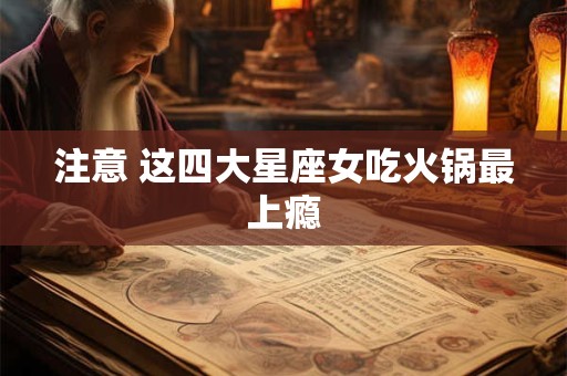 注意 这四大星座女吃火锅最上瘾