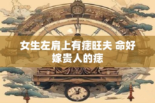 女生左肩上有痣旺夫 命好嫁贵人的痣