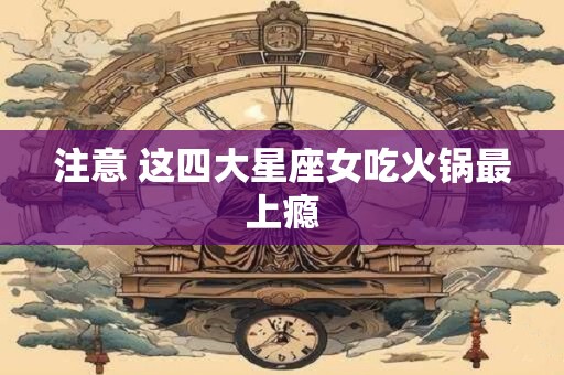 注意 这四大星座女吃火锅最上瘾