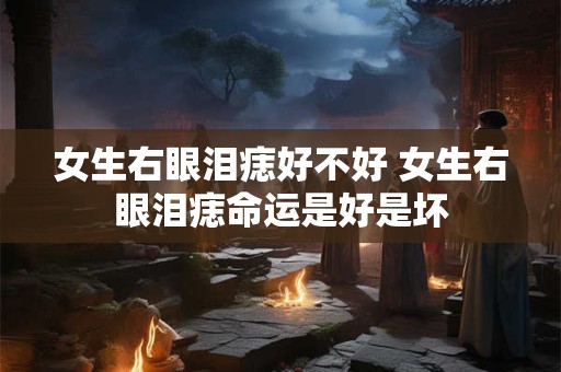 女生右眼泪痣好不好 女生右眼泪痣命运是好是坏