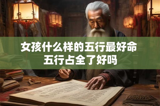 女孩什么样的五行最好命 五行占全了好吗