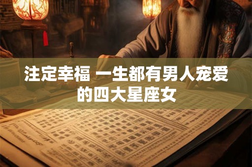 注定幸福 一生都有男人宠爱的四大星座女