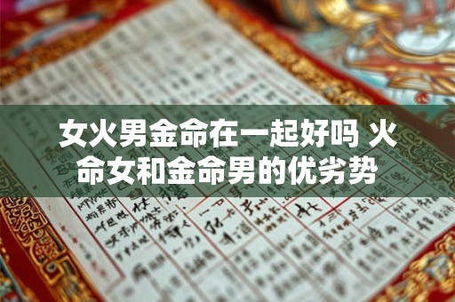 女火男金命在一起好吗 火命女和金命男的优劣势