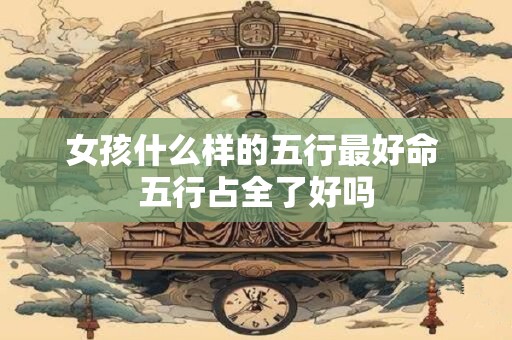 详细阅读:女孩什么样的五行最好命 五行占全了好吗 女孩什么样的五行最好命 五行占全了好吗