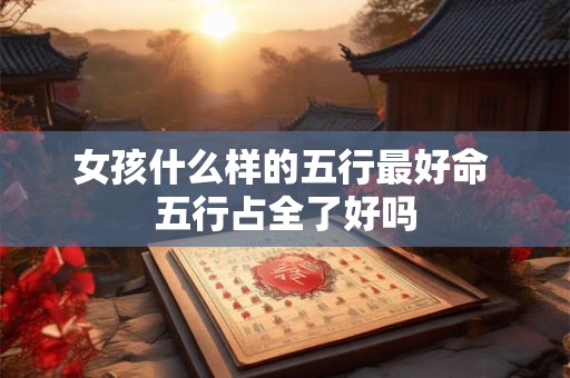 女孩什么样的五行最好命 五行占全了好吗