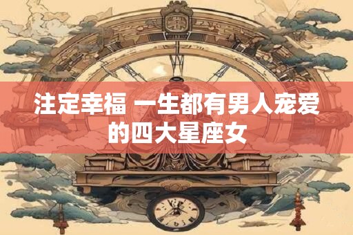 注定幸福 一生都有男人宠爱的四大星座女
