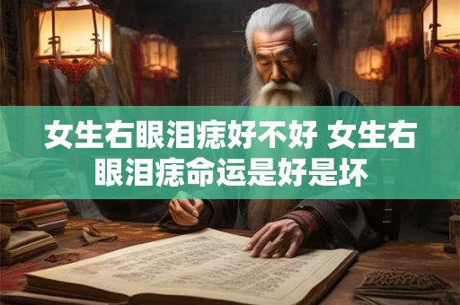 女生右眼泪痣好不好 女生右眼泪痣命运是好是坏