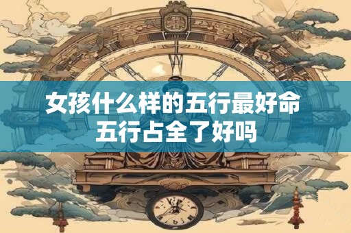 女孩什么样的五行最好命 五行占全了好吗