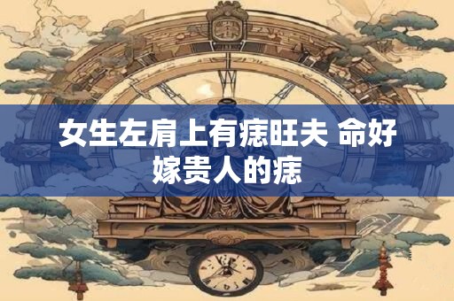 女生左肩上有痣旺夫 命好嫁贵人的痣