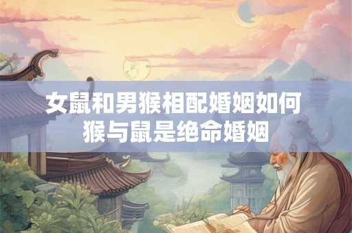 女鼠和男猴相配婚姻如何 猴与鼠是绝命婚姻