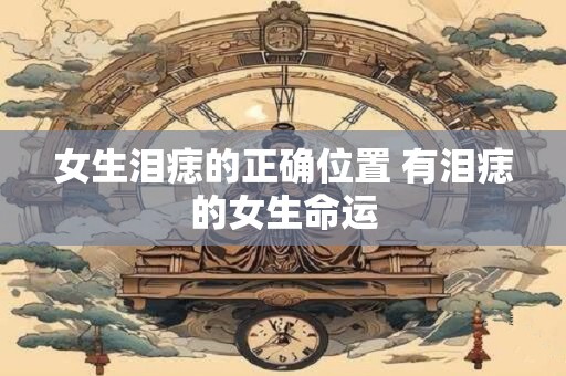 女生泪痣的正确位置 有泪痣的女生命运
