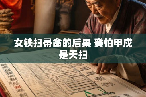 女铁扫帚命的后果 癸怕甲戍是天扫