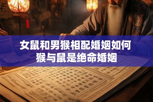 女鼠和男猴相配婚姻如何 猴与鼠是绝命婚姻