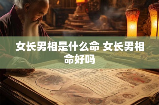 女长男相是什么命 女长男相命好吗