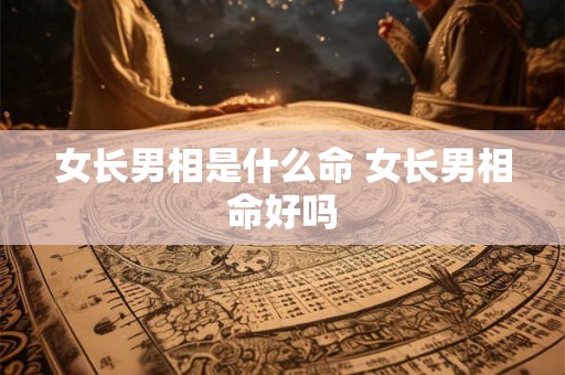 女长男相是什么命 女长男相命好吗
