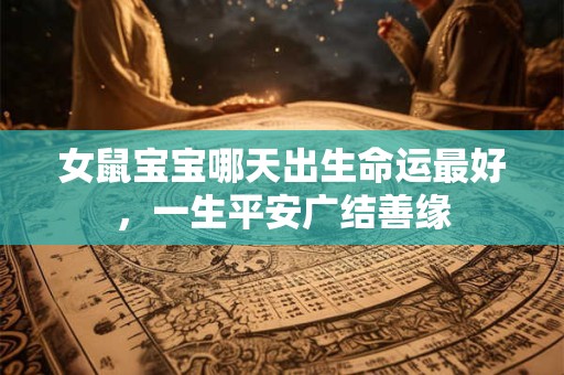 女鼠宝宝哪天出生命运最好，一生平安广结善缘
