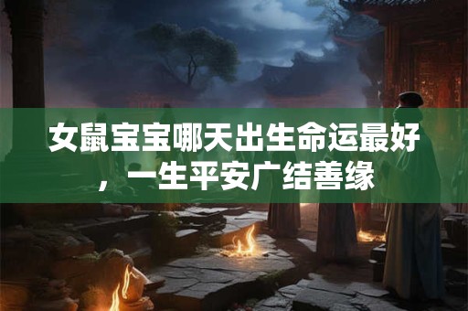 女鼠宝宝哪天出生命运最好，一生平安广结善缘
