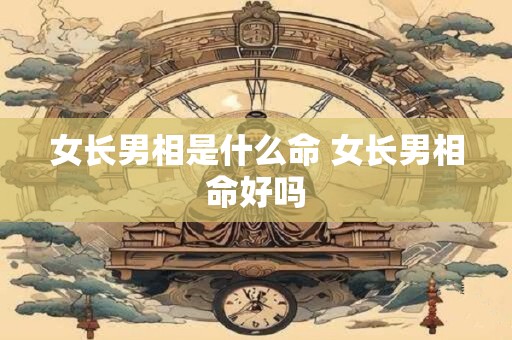 女长男相是什么命 女长男相命好吗