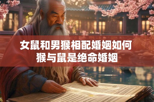 女鼠和男猴相配婚姻如何 猴与鼠是绝命婚姻