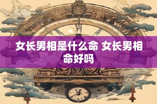 女长男相是什么命 女长男相命好吗