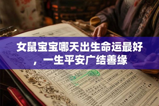 女鼠宝宝哪天出生命运最好，一生平安广结善缘