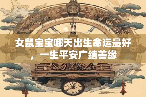 女鼠宝宝哪天出生命运最好，一生平安广结善缘