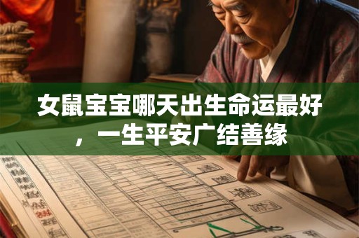 女鼠宝宝哪天出生命运最好，一生平安广结善缘