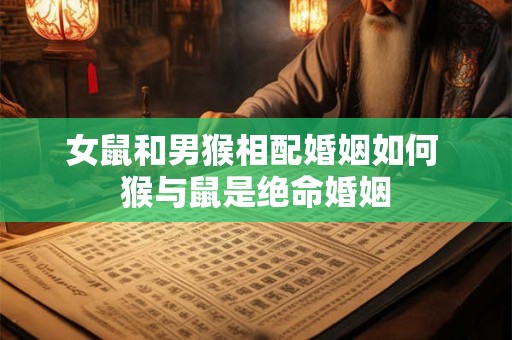 女鼠和男猴相配婚姻如何 猴与鼠是绝命婚姻