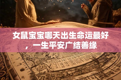 女鼠宝宝哪天出生命运最好，一生平安广结善缘