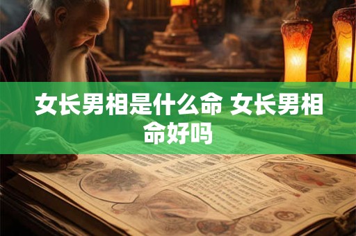 女长男相是什么命 女长男相命好吗