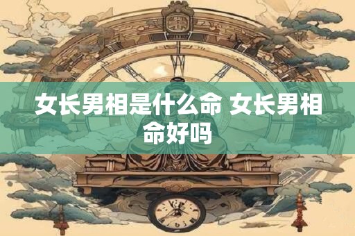 女长男相是什么命 女长男相命好吗