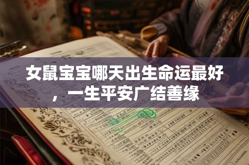 女鼠宝宝哪天出生命运最好，一生平安广结善缘