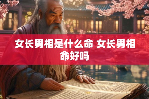 女长男相是什么命 女长男相命好吗