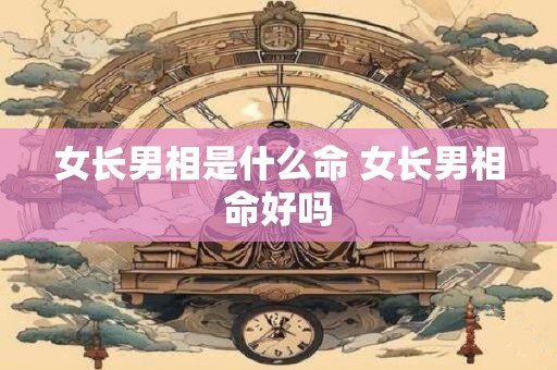 女长男相是什么命 女长男相命好吗