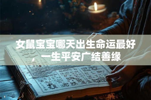 女鼠宝宝哪天出生命运最好，一生平安广结善缘