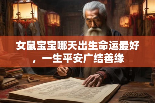 女鼠宝宝哪天出生命运最好，一生平安广结善缘