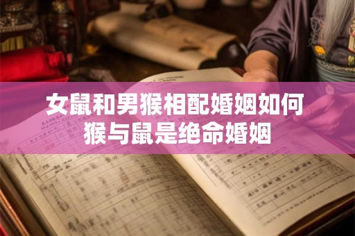 女鼠和男猴相配婚姻如何 猴与鼠是绝命婚姻