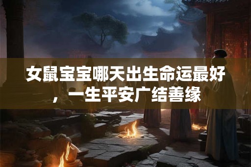 女鼠宝宝哪天出生命运最好，一生平安广结善缘