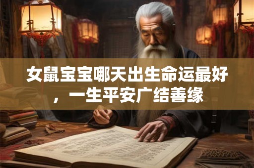 女鼠宝宝哪天出生命运最好，一生平安广结善缘