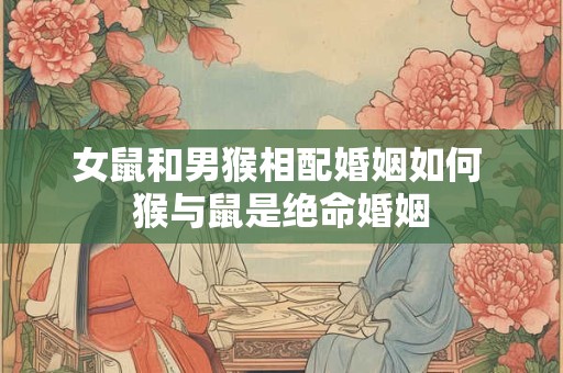 女鼠和男猴相配婚姻如何 猴与鼠是绝命婚姻